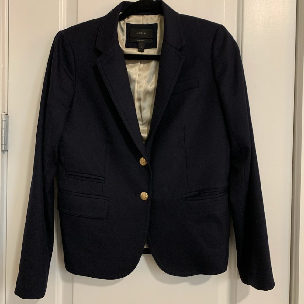 J. Crew Schoolboy Blazer in Navy